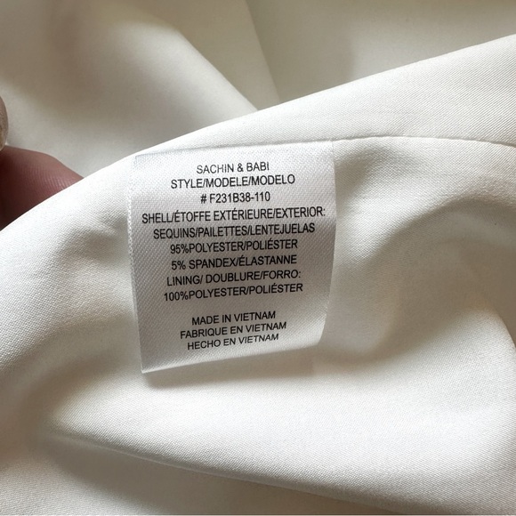 Sachin & Babi Morgan Halter Cut-Out Sequin Slim Maxi Dress - Picture 16 of 16